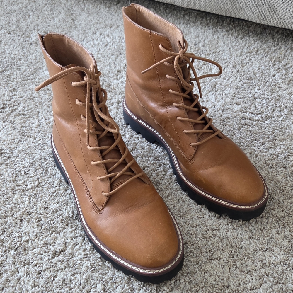Madewell Tan Ankle Boots
